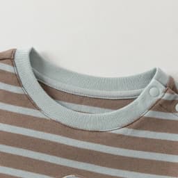 Dave Bella Children Striped T-shirt Bottom Pullover Top Spring Autumn Pure Cotton Girls Boys Casual Brother And Sister DB3262852