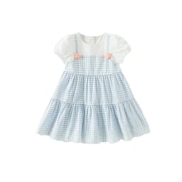 Dave Bella Girls Baby Dress Summer Fashion Casual Sweet Cute Print Kids Cotton Thin Princess Dress Cool Party Outdoor DB2251296