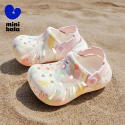 Mini Bala Boys and Girls Lightweight Elastic Durable Non-Slip Quick-Dry Sandals for Outdoor and Water Play