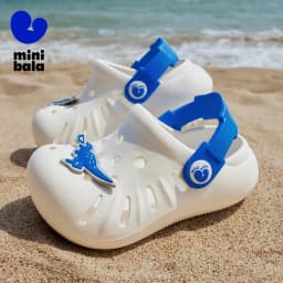 Mini Bala Boys and Girls Lightweight Elastic Durable Non-Slip Quick-Dry Sandals for Outdoor and Water Play