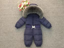 Russian Winter -30 Degree Baby Rompers Thick Down Boys Costume Girls Warm Snowsuit Kid Jumpsuit Toddler Outerwear Baby Wear