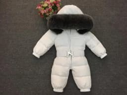 Russian Winter -30 Degree Baby Rompers Thick Down Boys Costume Girls Warm Snowsuit Kid Jumpsuit Toddler Outerwear Baby Wear