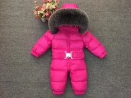 Russian Winter -30 Degree Baby Rompers Thick Down Boys Costume Girls Warm Snowsuit Kid Jumpsuit Toddler Outerwear Baby Wear