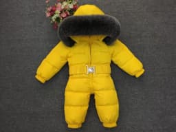Russian Winter -30 Degree Baby Rompers Thick Down Boys Costume Girls Warm Snowsuit Kid Jumpsuit Toddler Outerwear Baby Wear