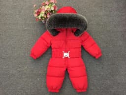 Russian Winter -30 Degree Baby Rompers Thick Down Boys Costume Girls Warm Snowsuit Kid Jumpsuit Toddler Outerwear Baby Wear