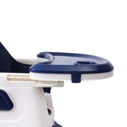 2 in 1 Baby Highchair Foldable Height Adjustable Baby Highchair With Footrest Safety Straps Double Tray For 6 Months to 6 Years