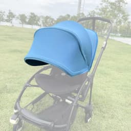 Stroller Sun Canopy For Bee3/5/6 Pushchair Basket Extendable Sunshade Baby Buggy Replace Roof Pram Hood With Mesh Window