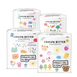 Cooing Better-Original Panty Type Diaper Jumbo(XXL) 20sheets 8Packs