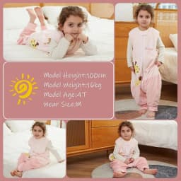 MICHLEY Cartoon Children Baby Sleeping Bag Sack With Feet Sleeveless Sleepwear sleepsack Pajamas For Girls Boys Kids Unisex 1-6T