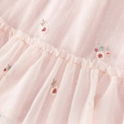 Dave Bella Mesh Floral Princess Dress Girls Baby Children 2025 New Autumn Sweet Charm Pink Fashion Long Sleeved Dress DB3242681