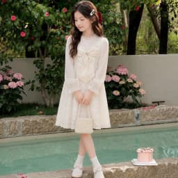 Spring Girls Lace Dress Princess Party Dresses for Kids Elegant Children Clothing Baby Girl Prom Dress for 6 8 10 12 14 Years