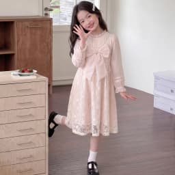 Spring Girls Lace Dress Princess Party Dresses for Kids Elegant Children Clothing Baby Girl Prom Dress for 6 8 10 12 14 Years