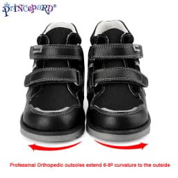 Princepard Children Orthopedic Sneakers for Flatfeet Ankle Support Kids Sport Running Shoes with Insole Corrective Boys Girls