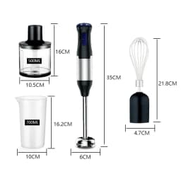 OWJHE 1000W 4in1 Electric Hand Blender,stainless steel blade hand blender, meat and vegetable,egg juicer set Baby Food Processor