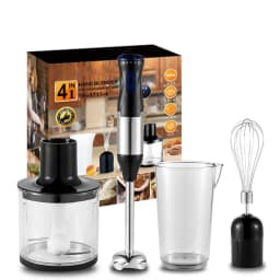 OWJHE 1000W 4in1 Electric Hand Blender,stainless steel blade hand blender, meat and vegetable,egg juicer set Baby Food Processor