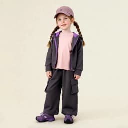 Amila Spring Children's Pants Set, Men's and Women's Hooded Zipper Jacket, Casual Children's Clothing Top, Two Piece Pants Set