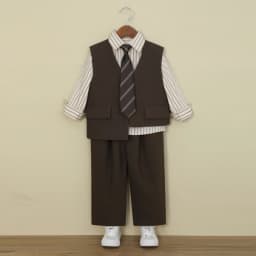 Casual Handsome Kids Suit Set 6 Pieces 90-160cm Notched Lapel Boys Formal Suits For Piano Performance Stylish Party Tuxedo