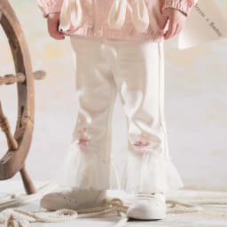 Dave Bella Children Summer Mesh Lace Flare Light Leggings Pants Girls Elastic Trouses Kids 1-7 Years Leggings Outdoor DB2261518