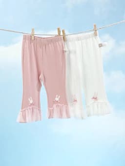 Dave Bella Children Summer Mesh Lace Flare Light Leggings Pants Girls Elastic Trouses Kids 1-7 Years Leggings Outdoor DB2261518