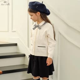 Dave Bella Children 2PCS Sweater Skirt Sets Girls Long Sleeve Cardigan Princess Skirt Party Clothes Top Dress Suits DK3241333
