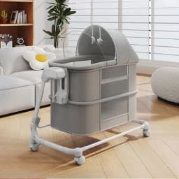 2025 New Portable Child Beds Multifunctional Children Folding Newborn Baby Cribs Child Beds Luxury Baby Bassinet Bedside Crib