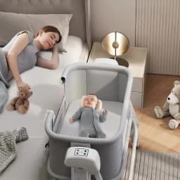 2025 New Portable Child Beds Multifunctional Children Folding Newborn Baby Cribs Child Beds Luxury Baby Bassinet Bedside Crib
