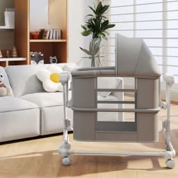 2025 New Portable Child Beds Multifunctional Children Folding Newborn Baby Cribs Child Beds Luxury Baby Bassinet Bedside Crib