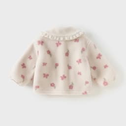 Dave Bella Children Coat Autumn Winter Baby Girls Fashion Sweet Warm Top Thick Floral Print Outerwear Girls' Clothing DB4254638