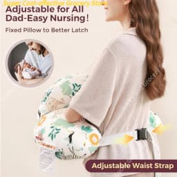 Wider Feeding Pillows Breastfeeding Nursing Support Pillow for Mom Baby Hand-Free Easier Feeding Comfortable Postpartum Recovery