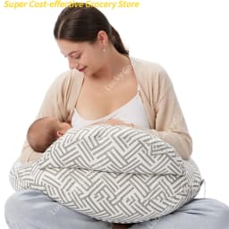 Wider Feeding Pillows Breastfeeding Nursing Support Pillow for Mom Baby Hand-Free Easier Feeding Comfortable Postpartum Recovery