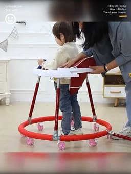 High-level walker large walker children's big walking train learning rehabilitation training car special children 2-12 years old