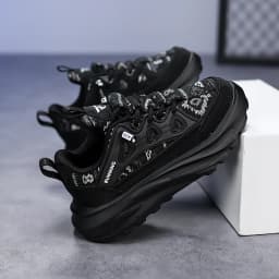 A pair of children's four-season mesh breathable sports shoes, thick sole wear-resistant dad shoes, sizes 30-39，LY-L9803