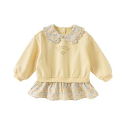 Dave Bella Autumn Children's Hoodie Girls' Floral Sweatshit Sweet Cute Baby Girl Long Sleeved  Elegant Clothes Party DB3252684