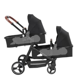 Twins Baby Strollers Small Size Folded Carried on Airplanes. Double Kids Baby Carrier Multifunctional Lightweight