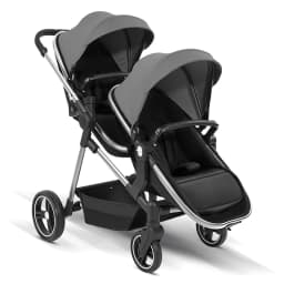 Twins Baby Strollers Small Size Folded Carried on Airplanes. Double Kids Baby Carrier Multifunctional Lightweight