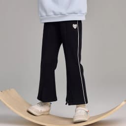 Dave Bella Girls Bootcut Velvet Pants Knitted Autumn Winter Children Loose Elastic Pants Outdoor Party Formal Trousers DK4254842