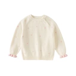 Dave Bella Girls Baby Autumn Winter Sweater Pullover Charm Cute Children Long Sleeve Sweet Knitted Top Cardigan Party DB4254247