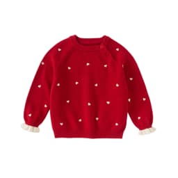 Dave Bella Girls Baby Autumn Winter Sweater Pullover Charm Cute Children Long Sleeve Sweet Knitted Top Cardigan Party DB4254247