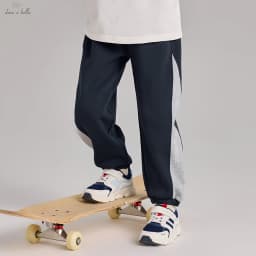 Dave Bella Children Knitted Jogger Pants Autumn Spring Boys Cotton Knitted Pants Elastic Waist Casual Sports Trousers DK1260960