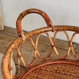 Newborn Photo Prop: Handwoven Indonesian Rattan Basket for Boys & Girls. Studio & Family Photography. Decor Basket