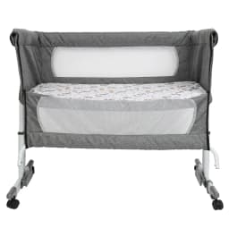 Baby Bed 3-in-1 Co-Sleeping Crib with Mattress and Mosquito Net, Adjustable Height, 1 to 36 Months, Mobile Co-Sleeping Crib