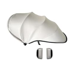 MomTan® Canopy Compatible Only with Doona X Car Seat & Stroller, 4-Section Extendable Shade, Breathable Fabric, Machine Washable