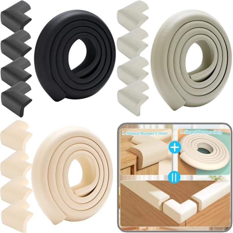 1 Roll Baby Safety Table Corner Protector Strip 4 Self Adhesive Guards Soft NBR Foam Edge Proofing Child Home Furniture