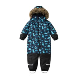Baby Boys One-Piece Ski Suits Children's Snowboarding Fur Hooded Thick Windproof Warm Skiing Sports Clothes for Winter