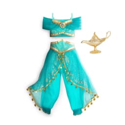 Muababy Jasmine Aladdin Princess Dress for Girls Cosplay Costume Birthday Party Fancy Outfit Toddler Kids Fairy Tale Vestid0
