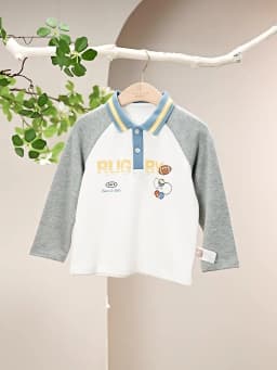 Dave Bella Boys Polo Shirts Children Autumn Clothes Spring Blouse Cotton Top Party Fashion Casual Sports Outdoor Print DB3261715