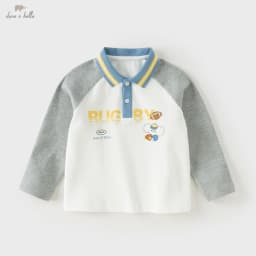 Dave Bella Boys Polo Shirts Children Autumn Clothes Spring Blouse Cotton Top Party Fashion Casual Sports Outdoor Print DB3261715