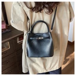 Trendy Textured Leather Diaper Bag Ladies Solid Color Satchel Square For Shopping Party Casual Minimalist High End Style