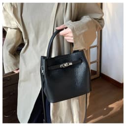 Trendy Textured Leather Diaper Bag Ladies Solid Color Satchel Square For Shopping Party Casual Minimalist High End Style