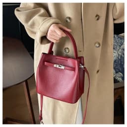 Trendy Textured Leather Diaper Bag Ladies Solid Color Satchel Square For Shopping Party Casual Minimalist High End Style